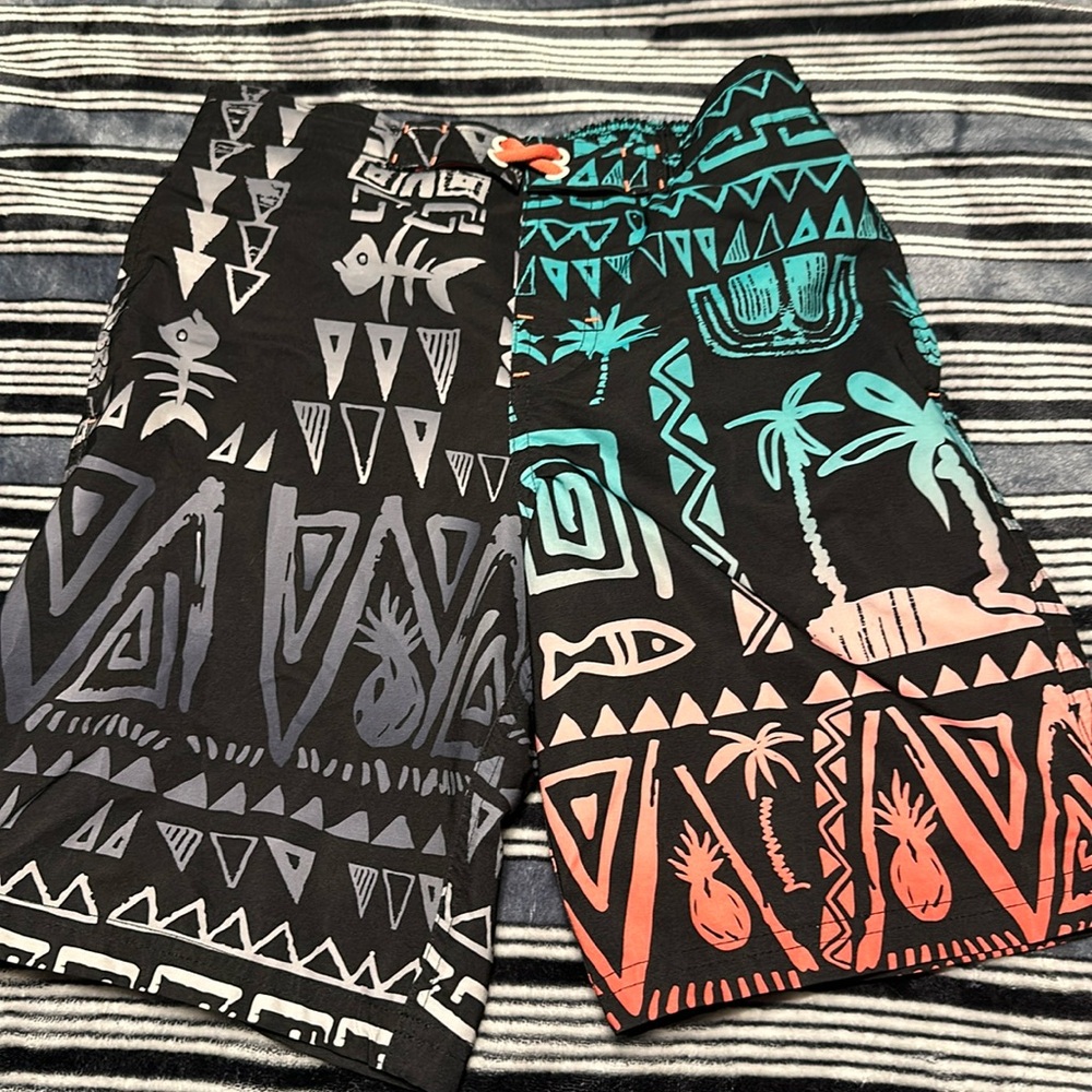 Gently used boys swimming trunks